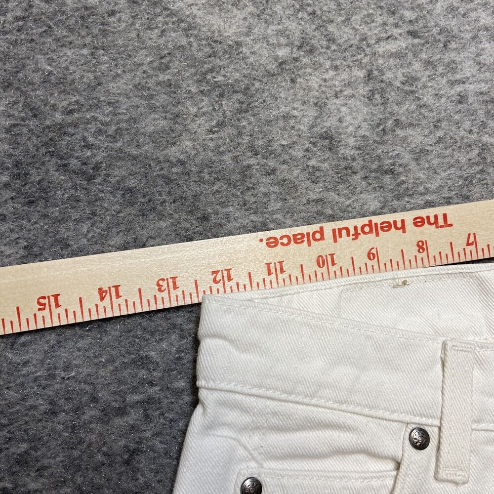 Vintage Levi's‎ 950 Jean Shorts Women's Size 5 White Denim - Picture 2 of 10